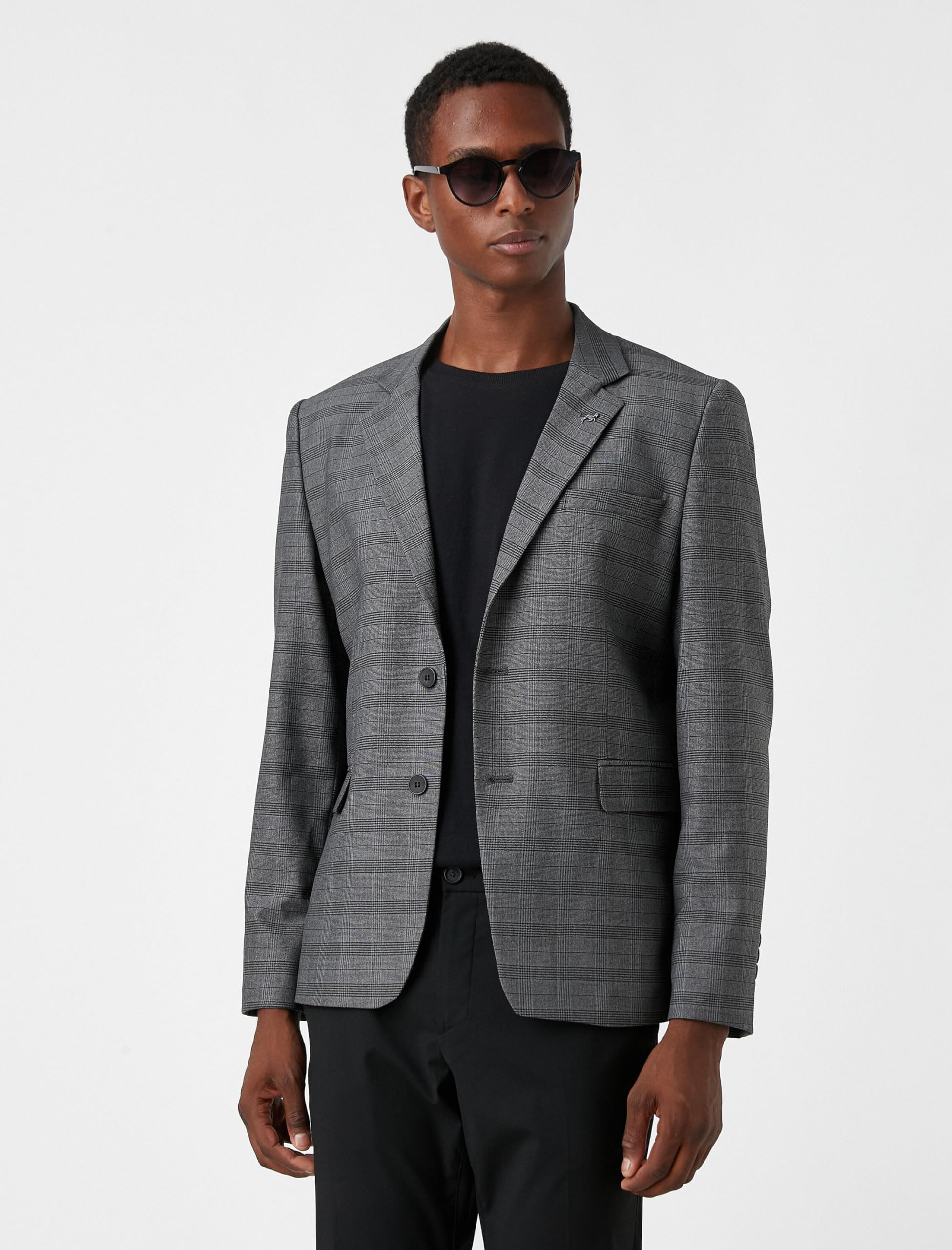 Koton Checked Blazer Jacket Hombre