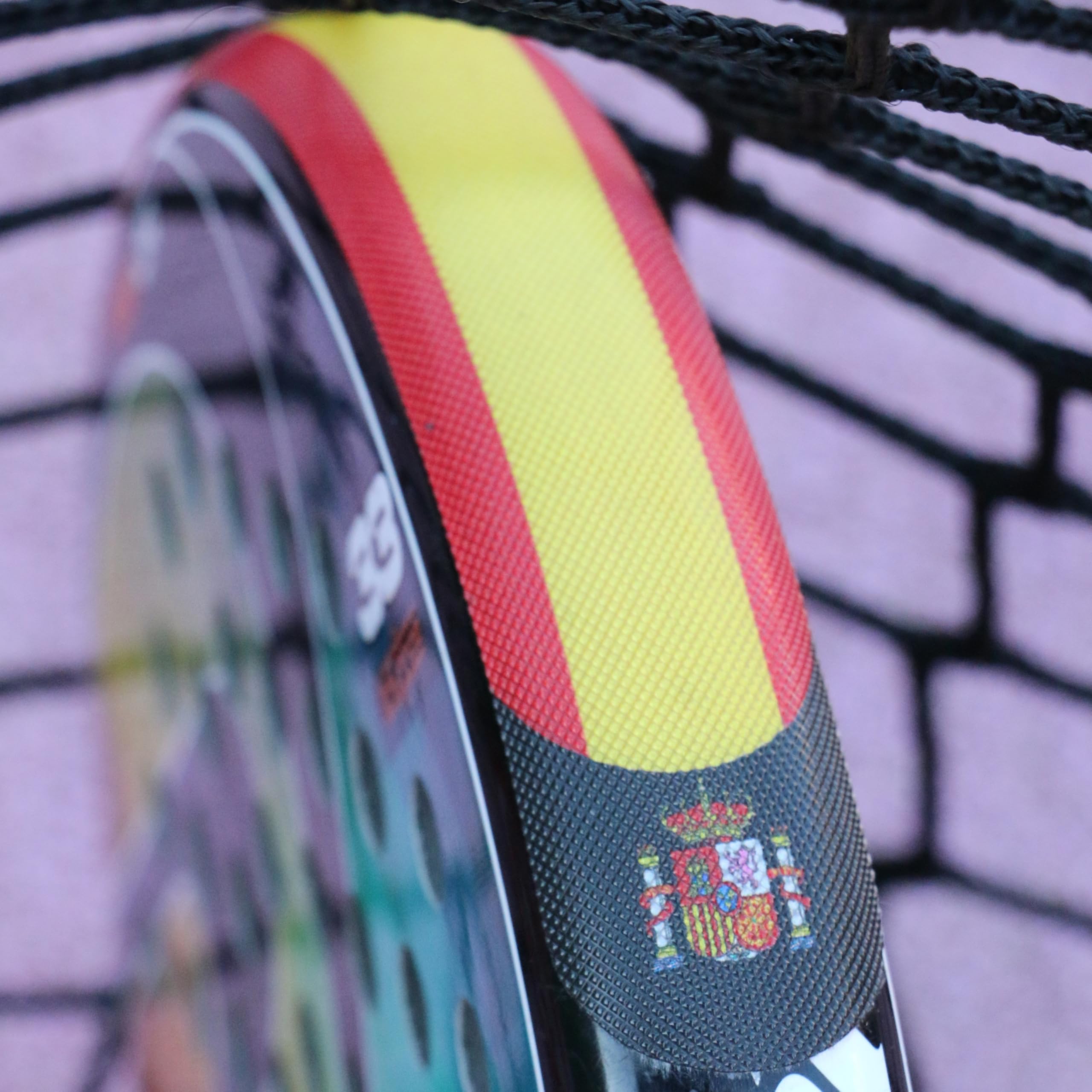 Protector Pala de Padel Ligero Bandera España 35x370mm con Limpiador