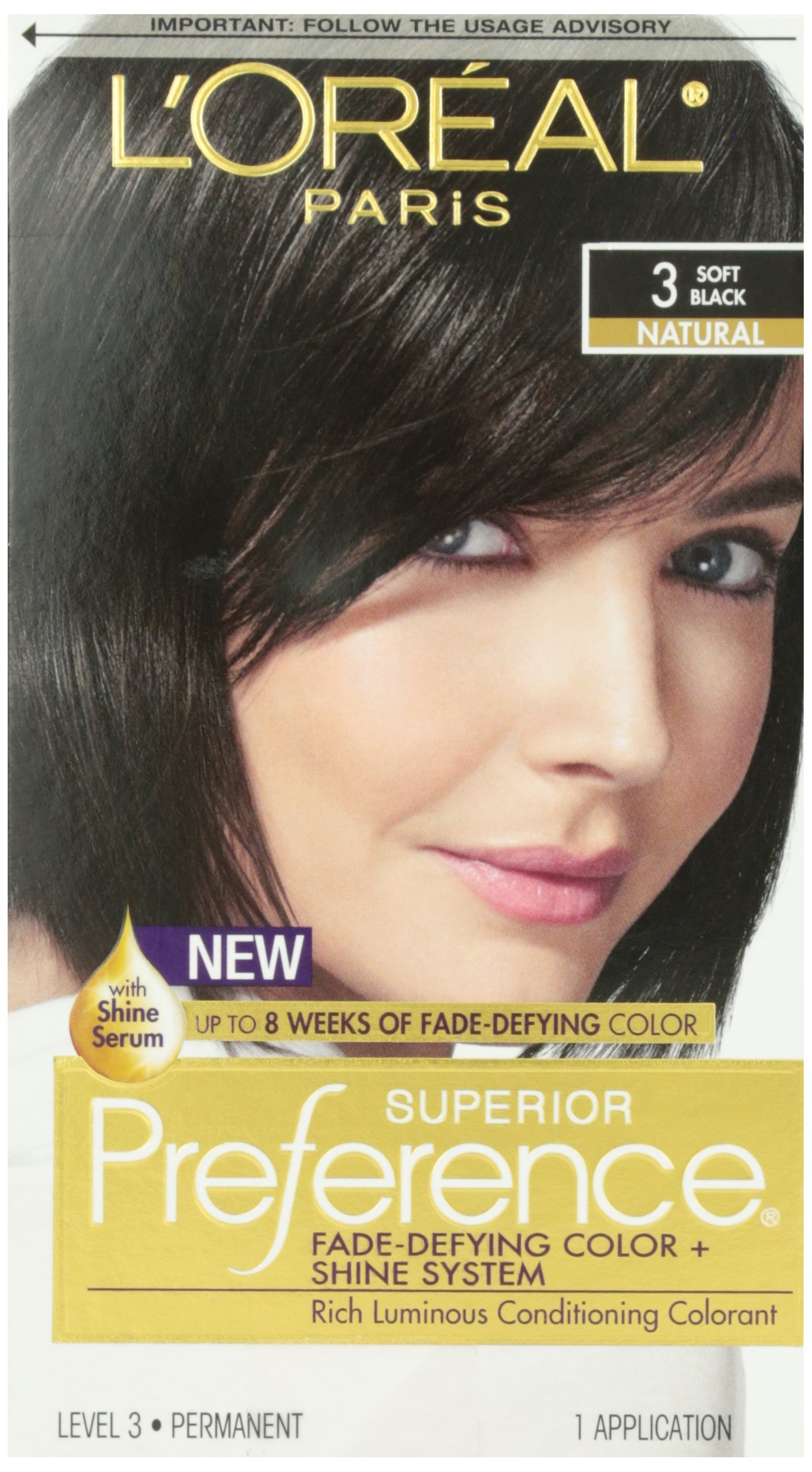 L'Oreal Paris Preference #3 Soft Black, Chocolate Truffle, 1 Count