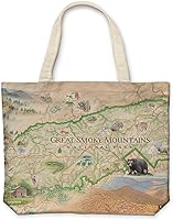 Vista 17 de Xplorer Maps Bolsa de lona con asas, bolsa de compras de comestibles de tela, bolsa reutilizable y ecológica, 100% algodón, lavable