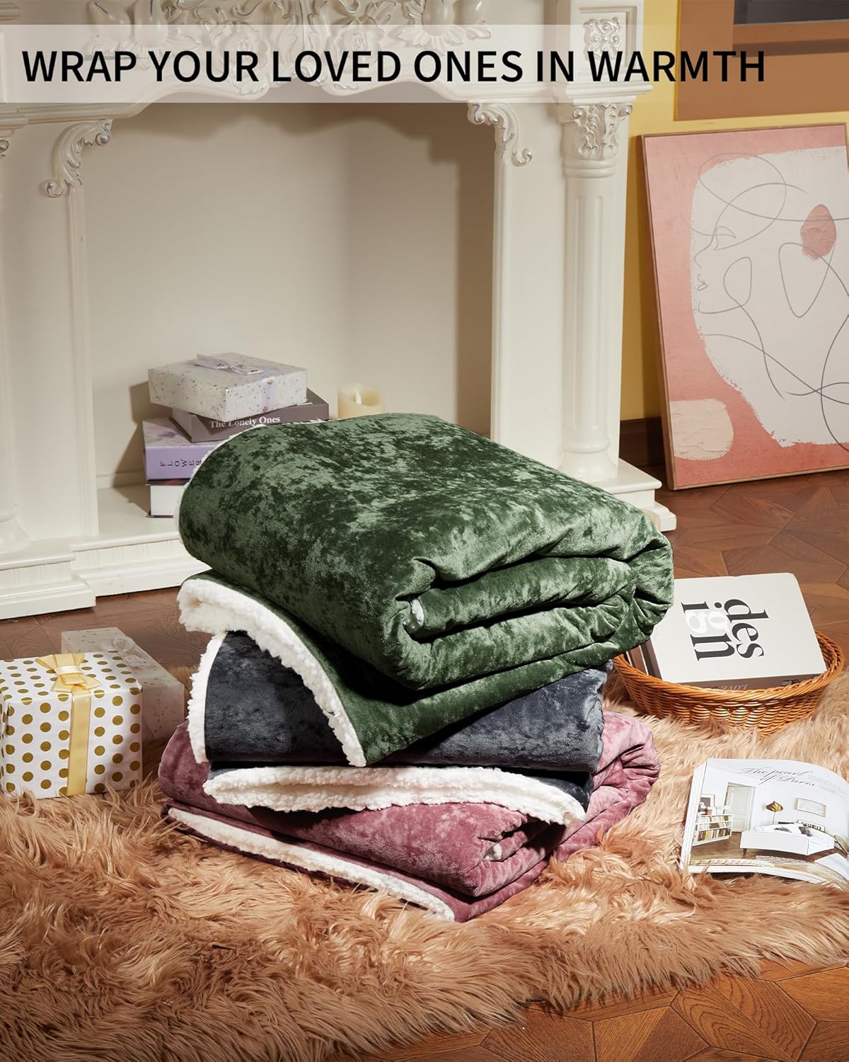 GarveeHome Electric Blanket Throw, Velvet Heated Throw Blanket, Luxury Soft Electric Heating Blankets, 4 Heat Levels & 4H Auto Off, ETL Certified, Machine Washable, 50" ×60" Green - Image 8