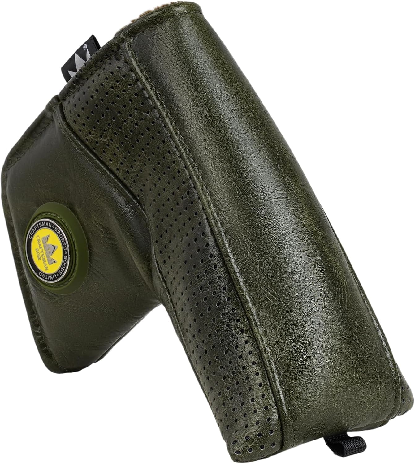 Craftsman Golf Simple and Clean Classic Green Blade Putter Headcover with Free Ball Marker