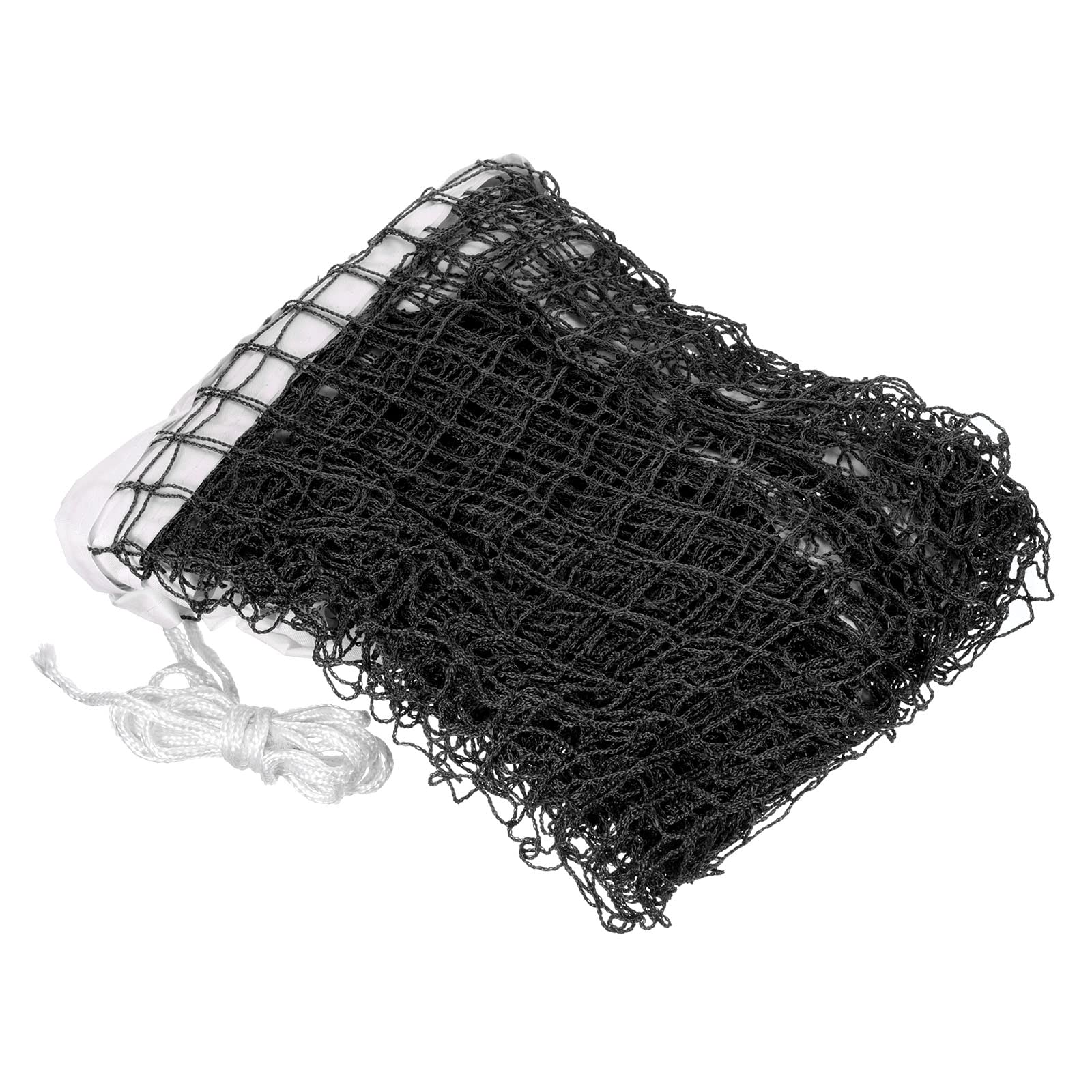 PATIKIL Rete da badminton da 6,1 x 0,8 m, rete da badminton di ricambio, 1,8 x 1,8 cm, con scatola per esterni, interni, spiaggia, cortile, colore: nero