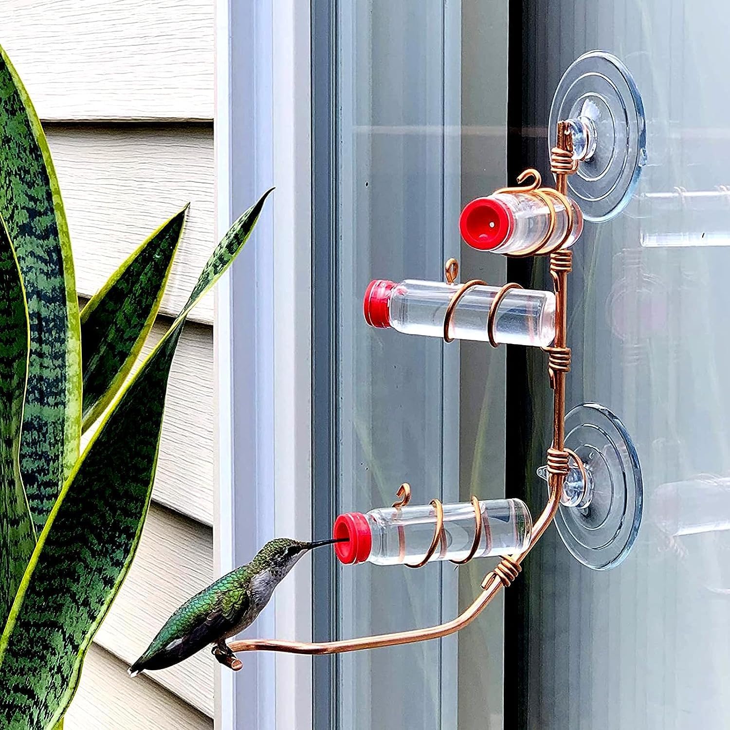 2 Pack Hummingbird Feeder Hat, Wearable Hummingbird Feeder Mask, Hummingbird Helmet