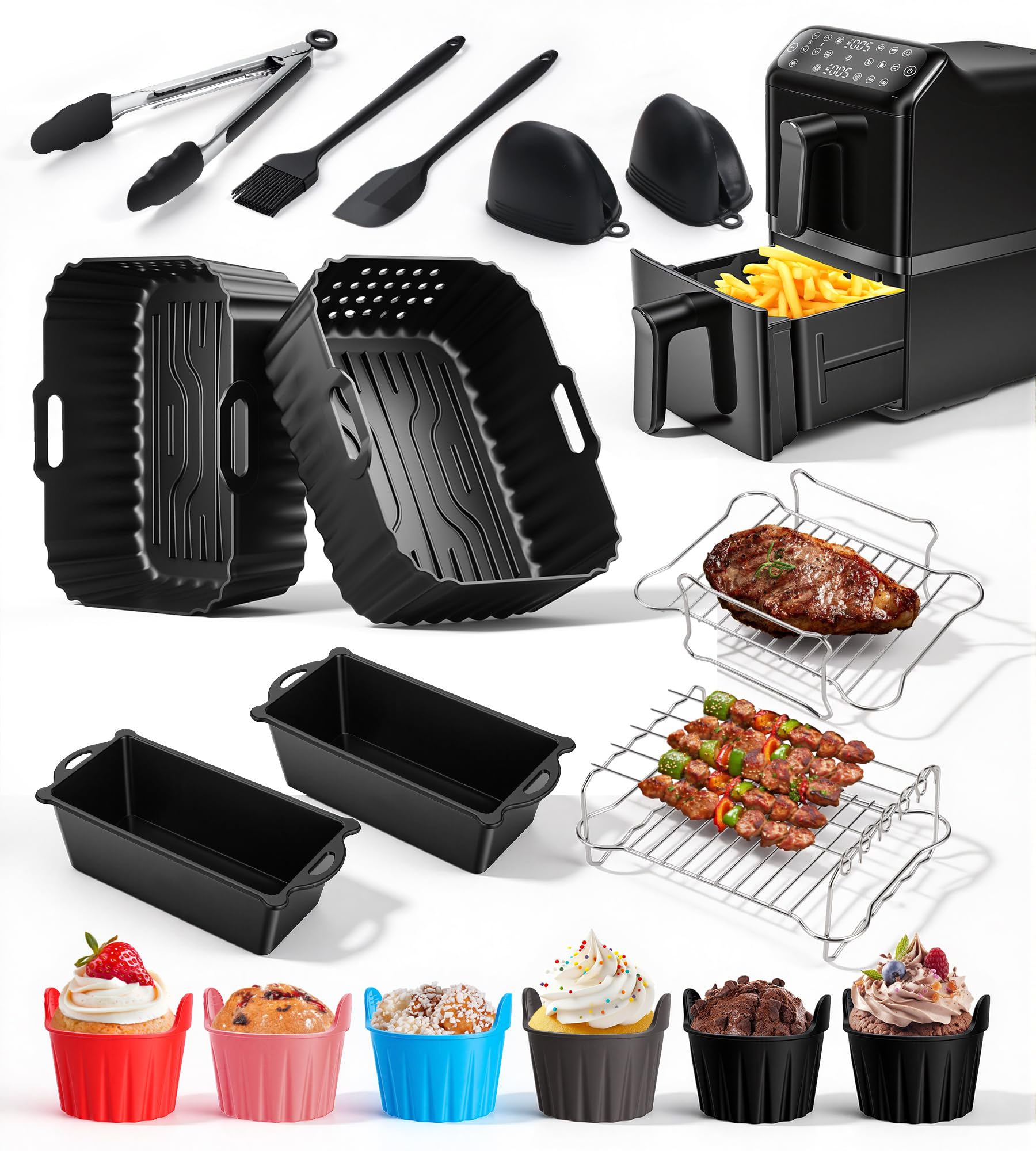 Moules silicone pour Philips Airfryer résistant haute température sans BPA
