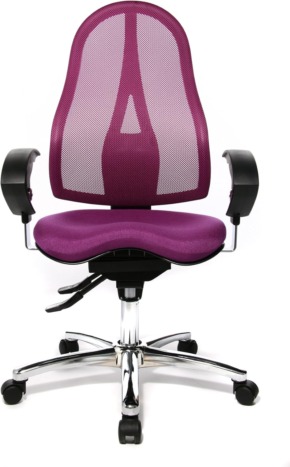 Topstar ST19UG03 Sitness 15 - Silla giratoria de Escritorio con reposabrazos, Color Morado