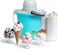 Vista 12 de Máquina para hacer helado Nostalgia Electric - Máquina de helado suave al estilo antiguo que prepara yogur congelado o gelato en minutos - Divertido