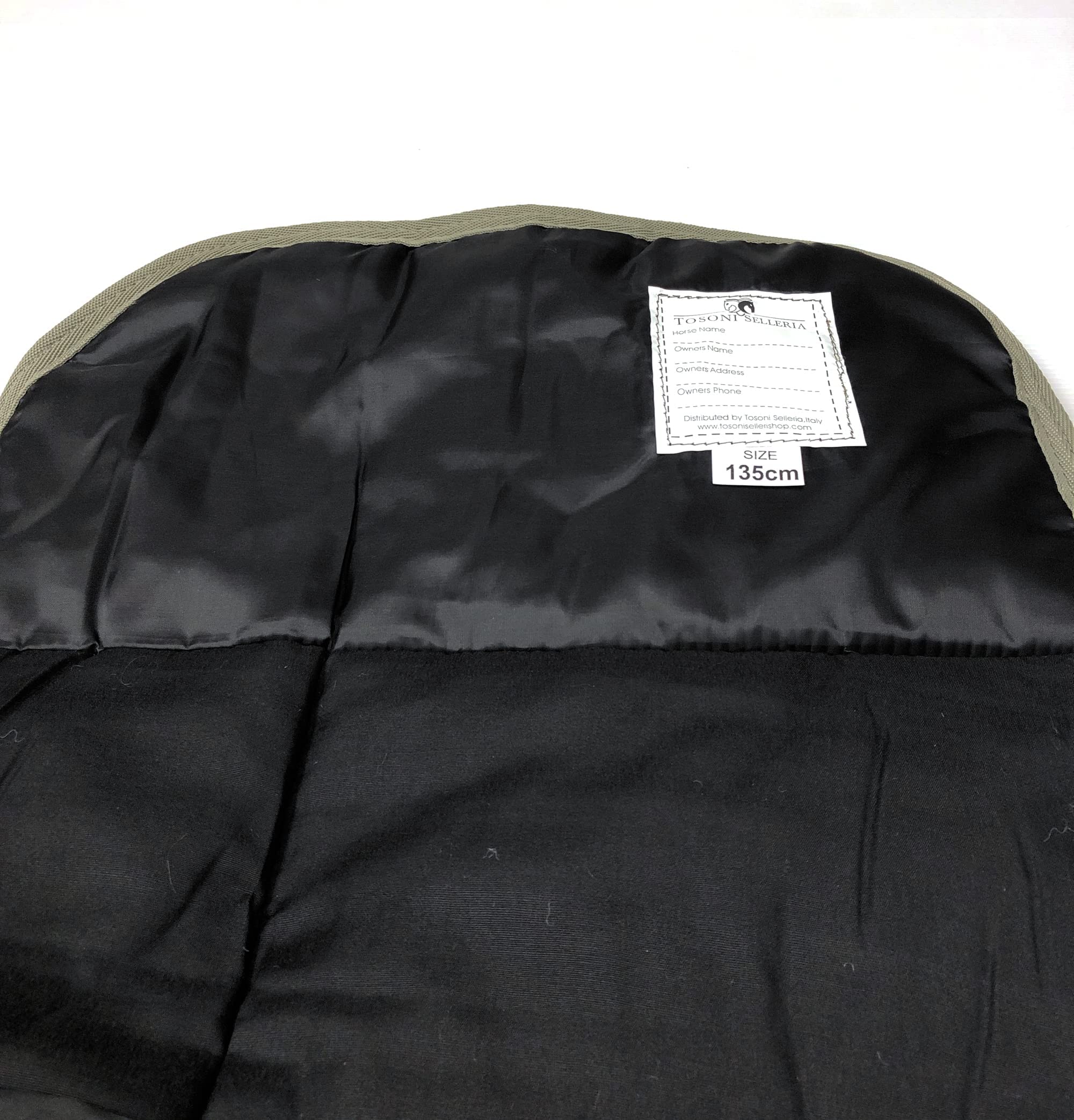 Horses, Coperta Invernale Horses Warm Walk per Cavallo, Imbottita, Morbida, Comoda, ideale per Box, Resistente, con Cinghie ad Incrocio (155 cm, Blu)