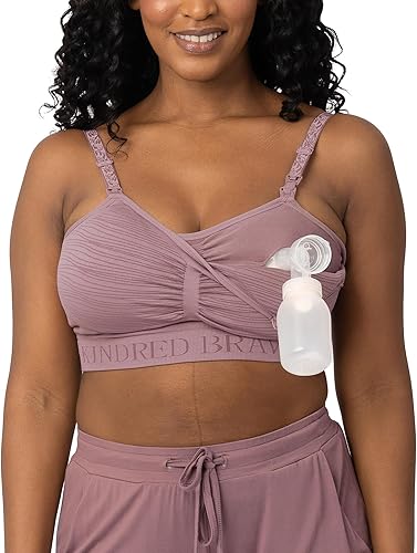 Miniatura 11 de Kindred Bravely Sublime Pumping Bra Hands Free, Adjustable Pumping & Nursing Bra with EasyClip for All Breast Pumps Negro