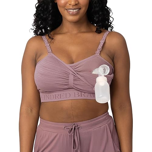 Kindred Bravely Sublime Pumping Bra Hands Free, Adjustable Pumping & Nursing Bra with EasyClip for All Breast Pumps