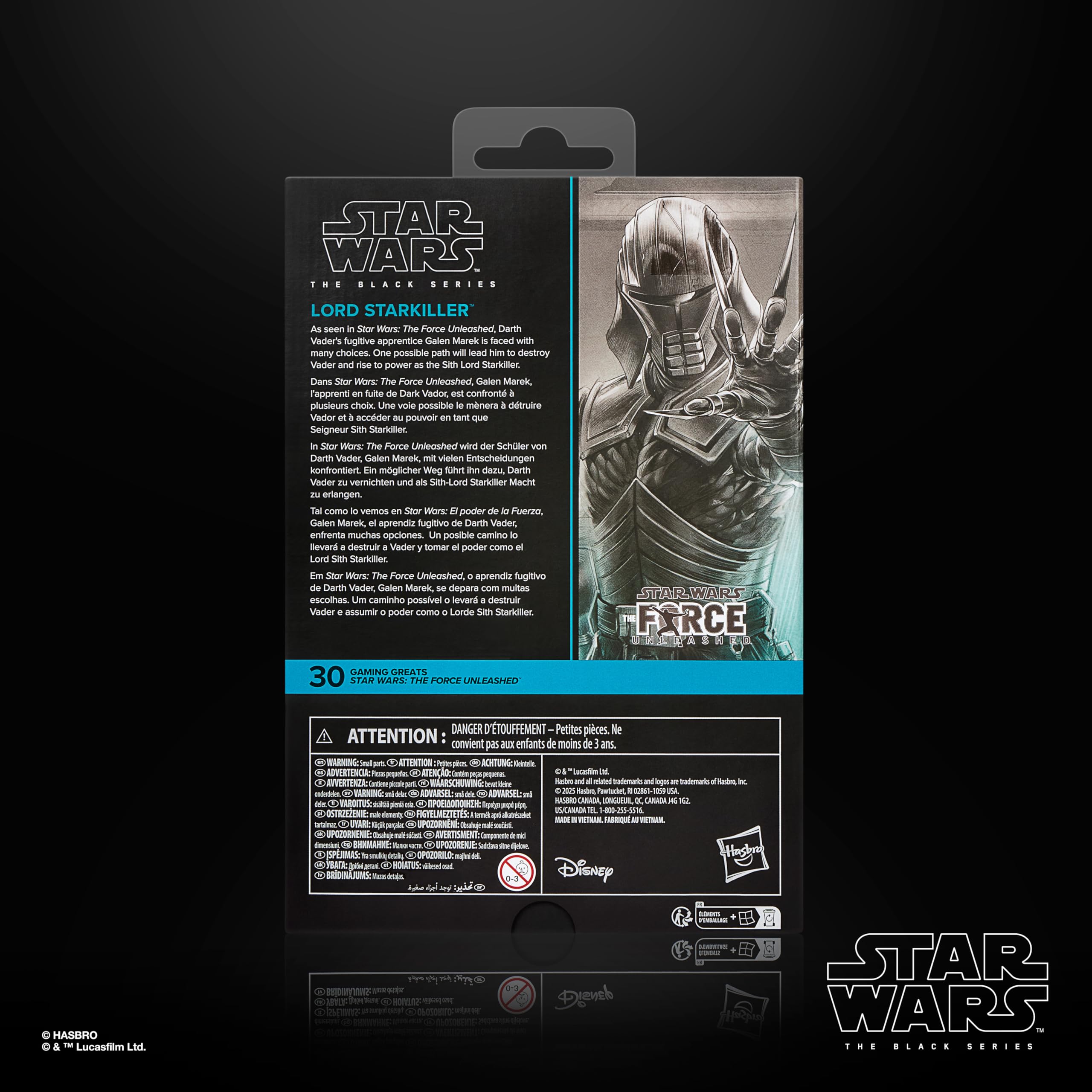 Star Wars The Black Series Gaming Greats Lord Starkiller, Star