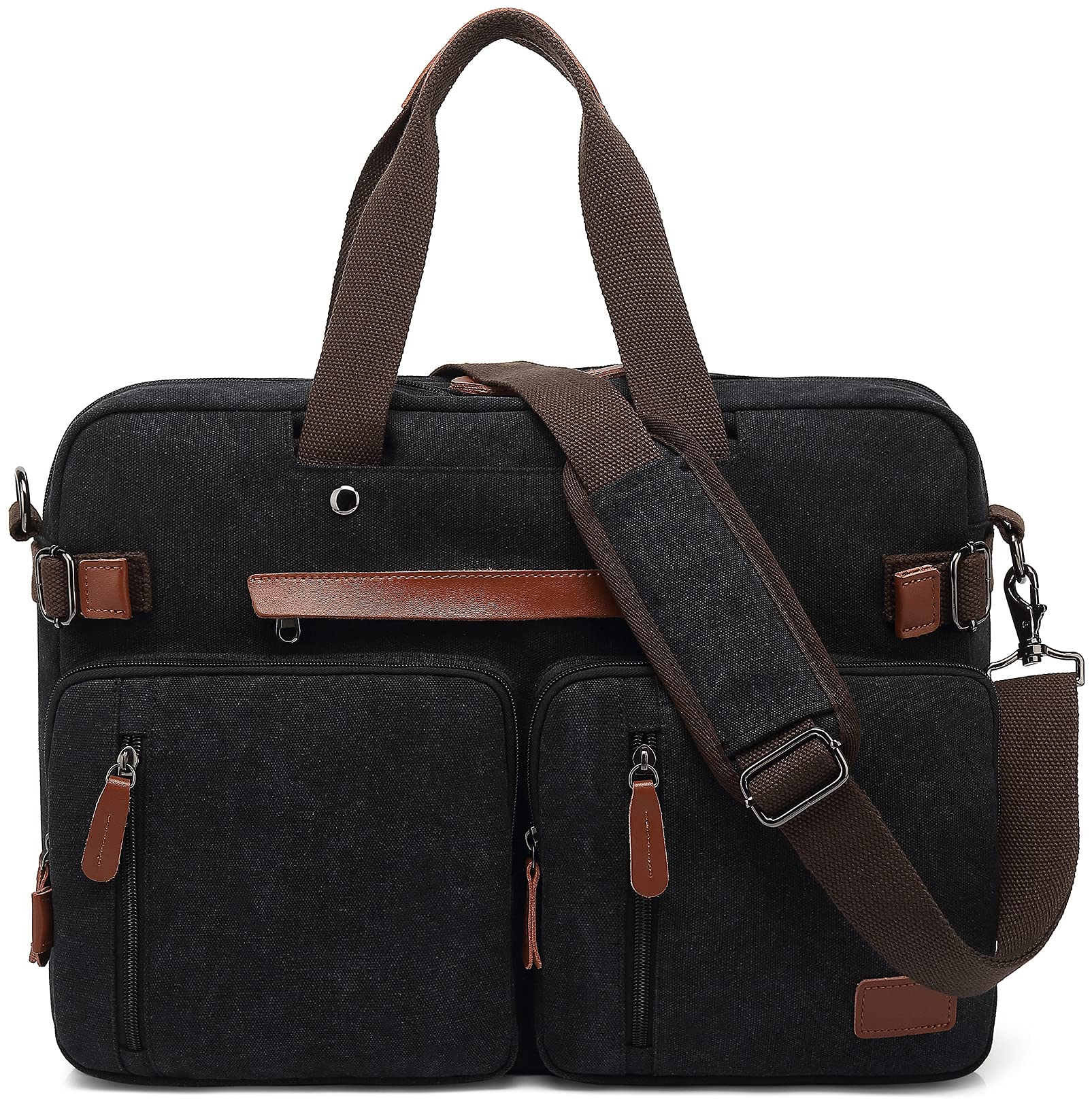 CoolBELL Laptop Backpack Briefcase Shoulder Bag 3 in 1 Convertible Bag Messenger Bag for Bussiness School and Travel for Men Women