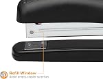 Bostitch Office Ergonomic 20 Sheet Desktop Stapler, Black, 2-Pack