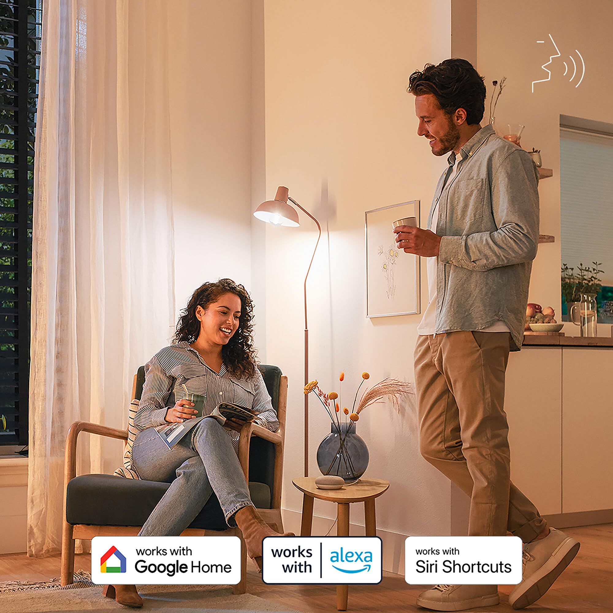 Philips Smart Led E27 4,3W 903lm 2700K + 4000K