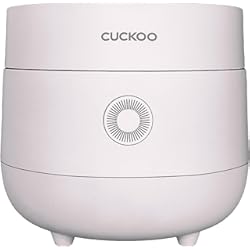 Arrocera 10 Tazas CUCKOO CR-0675F | Arrocera Micom de 6 tazas (sin cocinar) | 13 opciones de menú: quinoa, avena, arroz integral y más, visualización táctil, olla interior antiadherente, color blanco