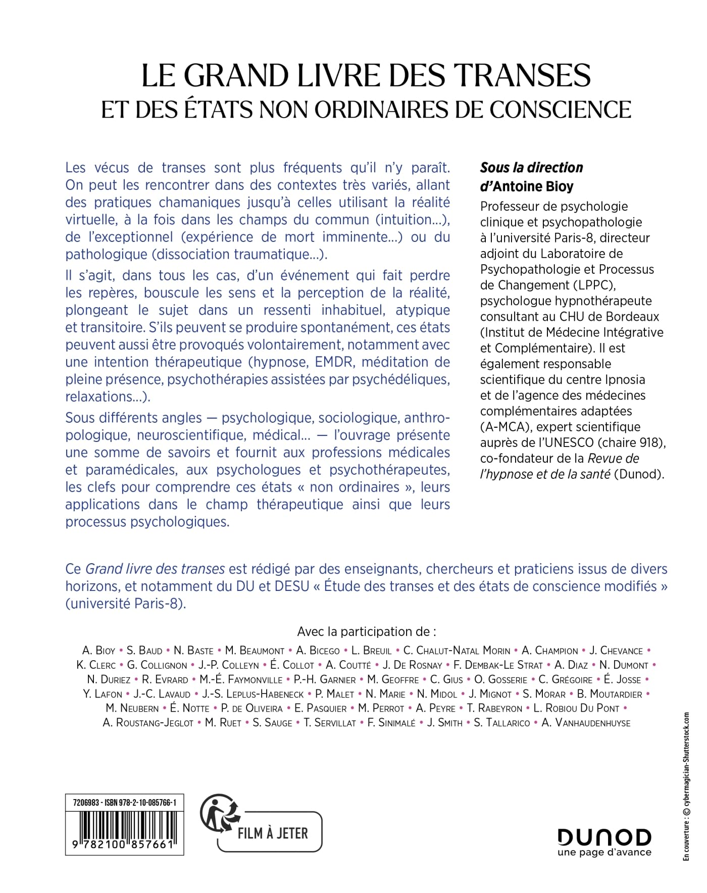 Le Grand Livre des transes et des états non ordinaires de conscience