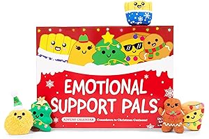 Emotional Support Plush Advent Calendar - The Perfect 2021 Holiday Gift for Kids and Teens