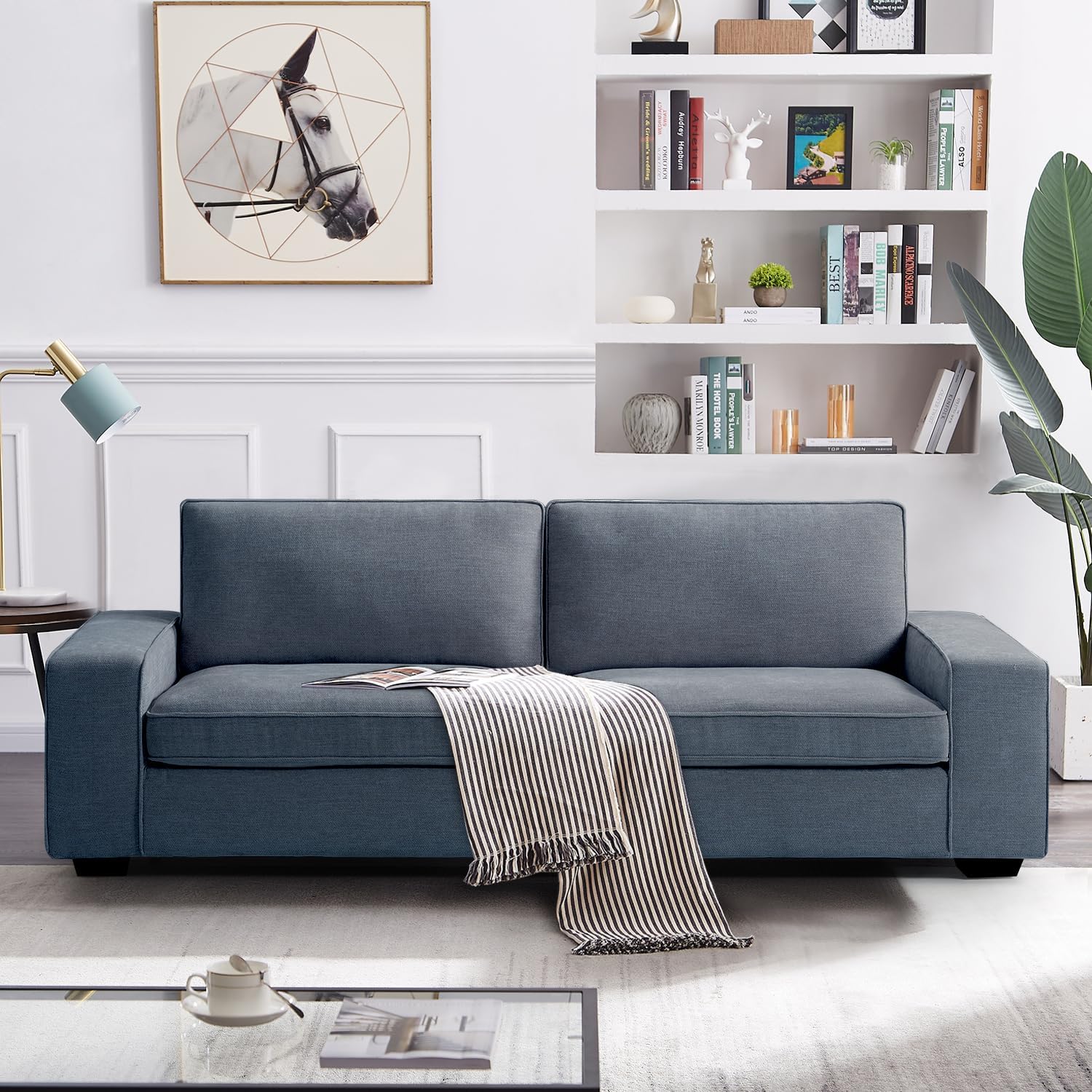 ASHOMELI Soft and Comfortable 3Seat Sofa,Apartments Small