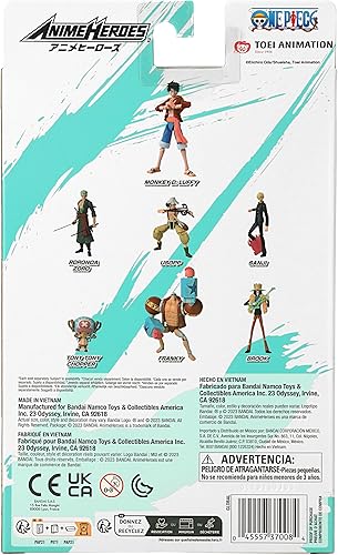 Miniatura 10 de ANIME HEROES - One Piece - Figura de acción de Monkey D. Luffy Renewal Version