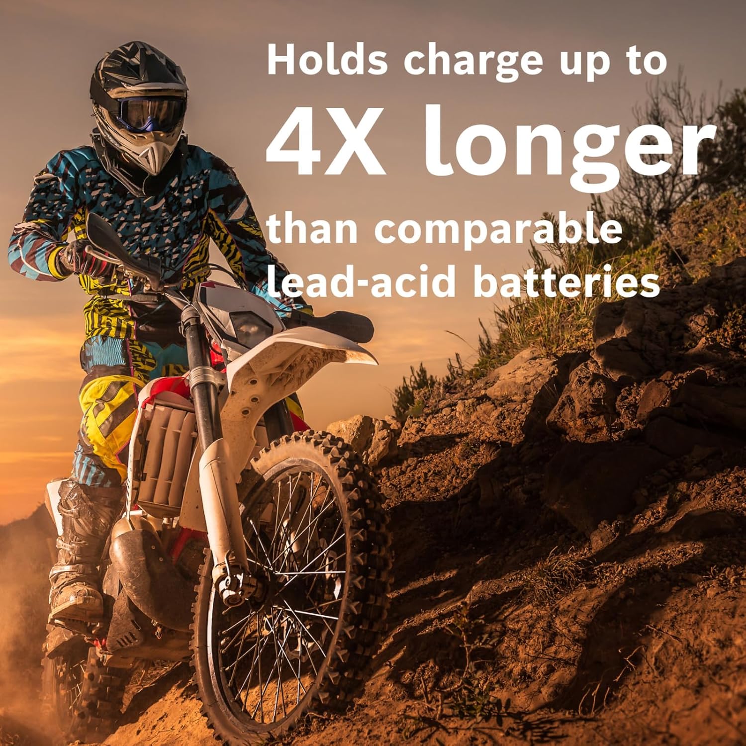 BOSCH BLP20L - Group 20-12V Lithium Battery - Powersport Li-ion Phosphate - 120A for Motorcycles, ATV/UTV, Snow Mobiles, Personal Watercrafts, Scooters and Jet Skis - 6.89″ x 3.43″ x 6.10″