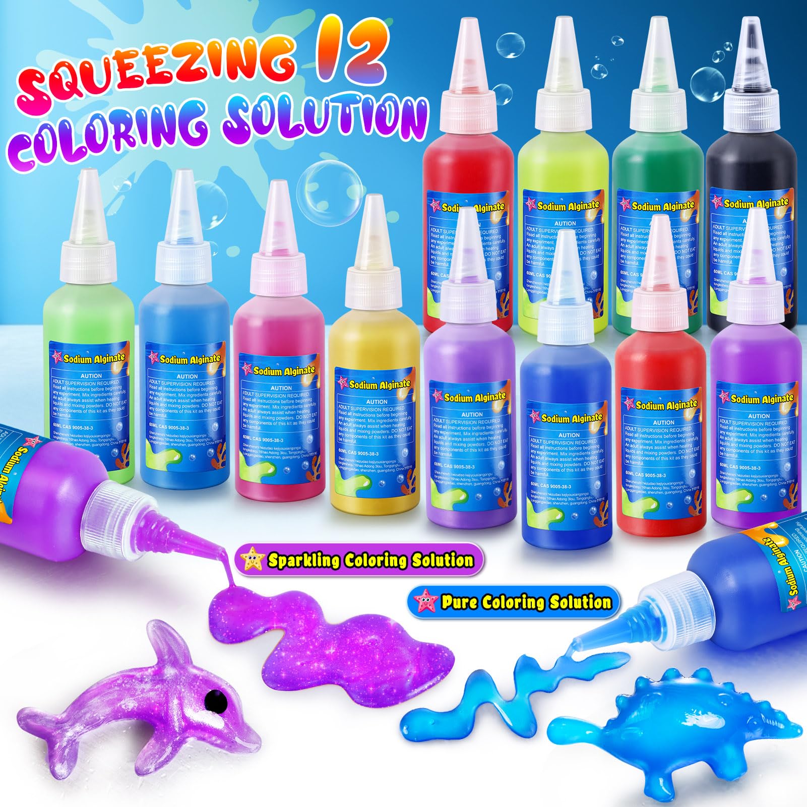JOPSHEEN Magic Water Elf, 12 Colori Magico Acqua Fairy per Bambini, Attivita Creative Bambino, DIY Giocattolo Fatto a Mano per Ragazzi e Ragazze