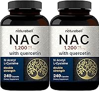 Vista 9 de NatureBell Suplemento NAC de 1200 mg por porción 240 cápsulas, N-acetil cisteína con quercetina Doble fuerza - Apoyo para la salud inmunológica