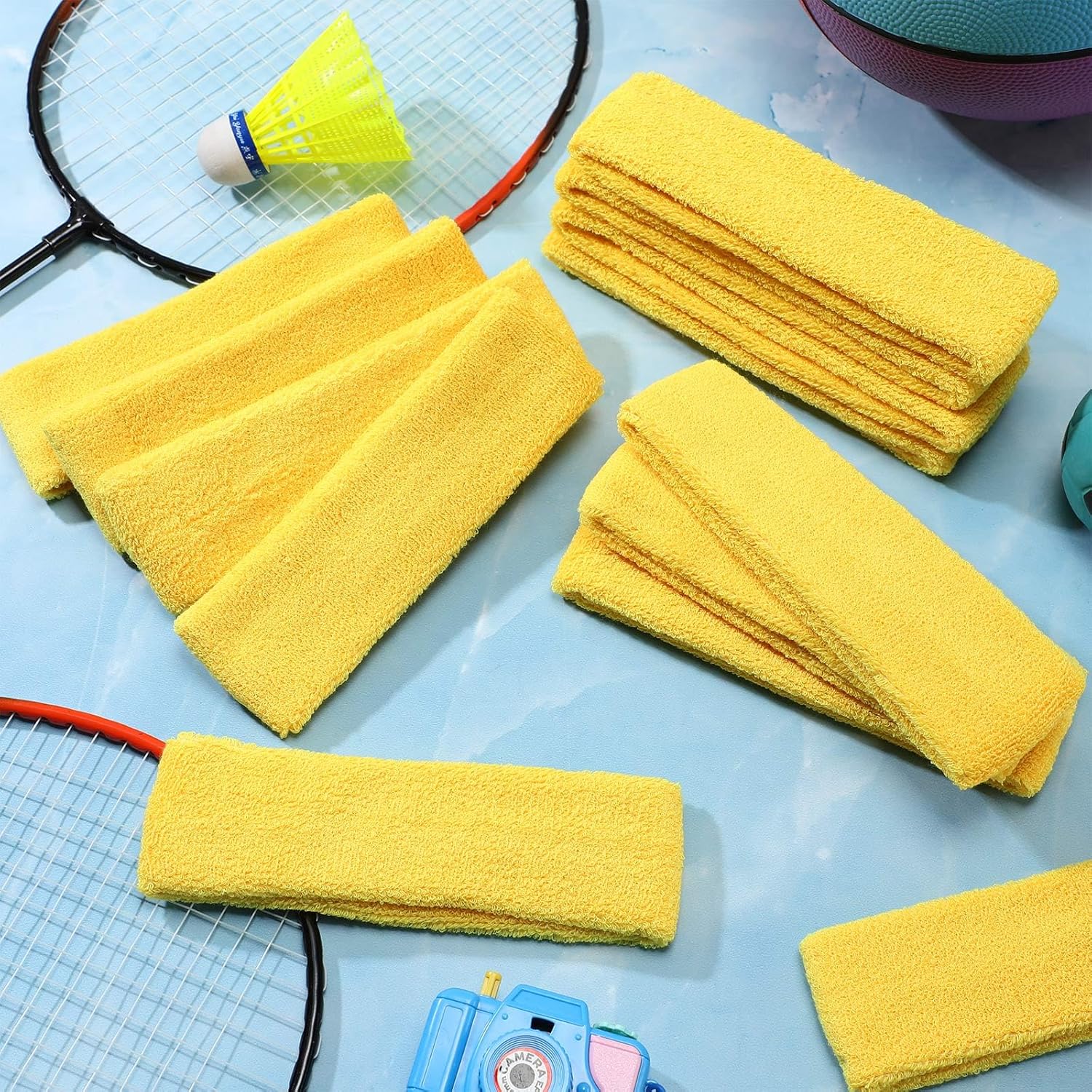 Libima 24 Pcs Kids Sports Headbands - Elastic Cotton Terry Sweatbands for Boys' Sports & Team Activities - Image 6