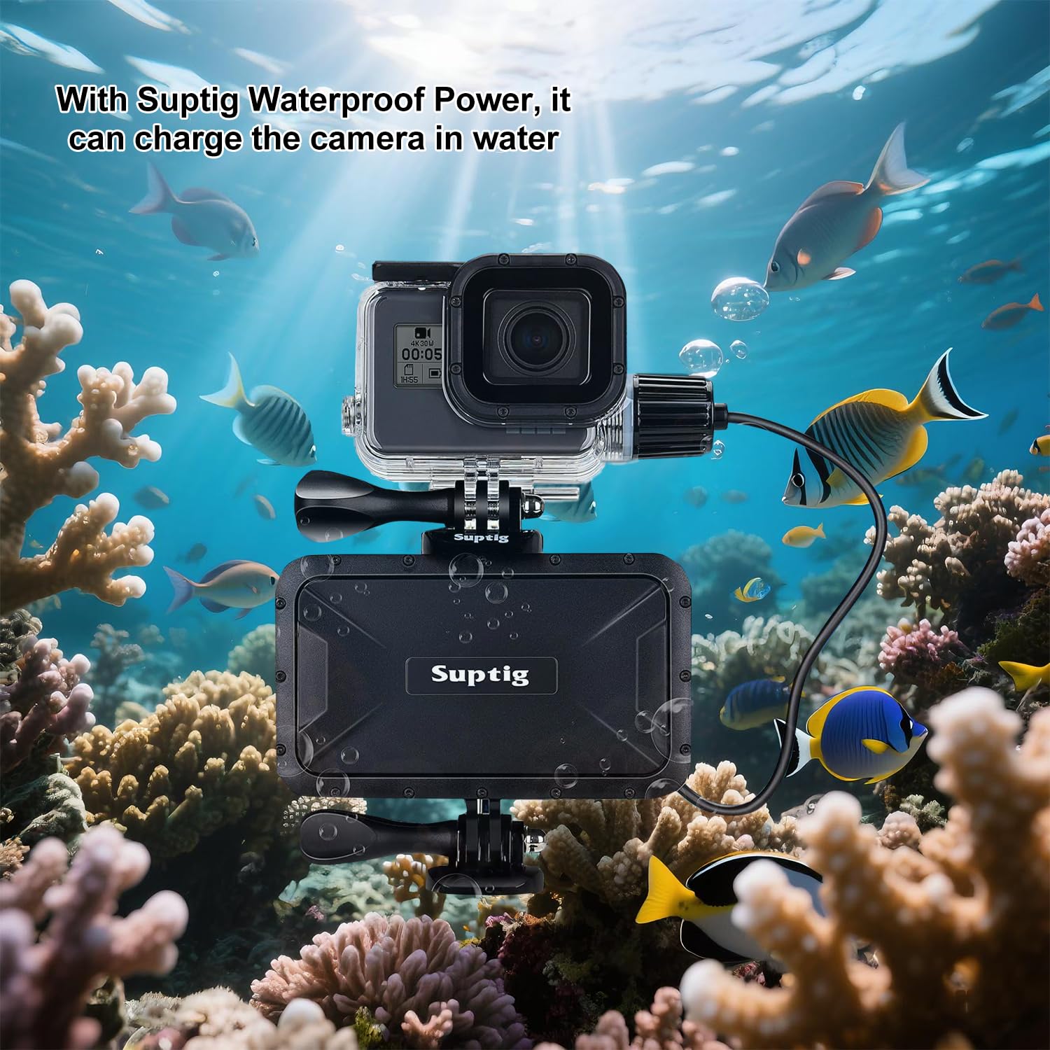Amazon | Suptig 交換用防水ケース 保護ハウジング GoPro Hero 7