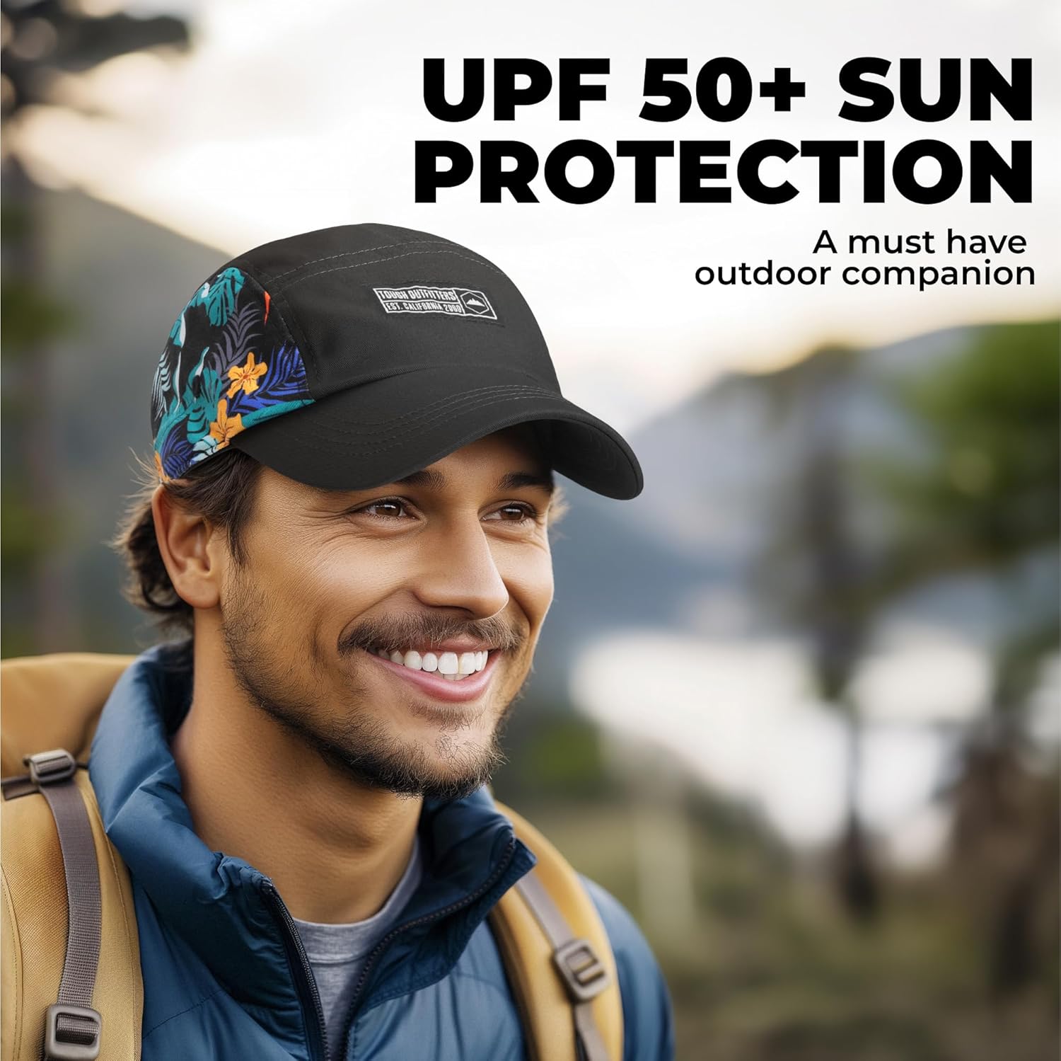 5 Panel Hat for Men - Stylish Baseball Cap, Camp Hat for Women, Casual Trucker Hat & Stylish Running Hat for Sun Protection - Image 5