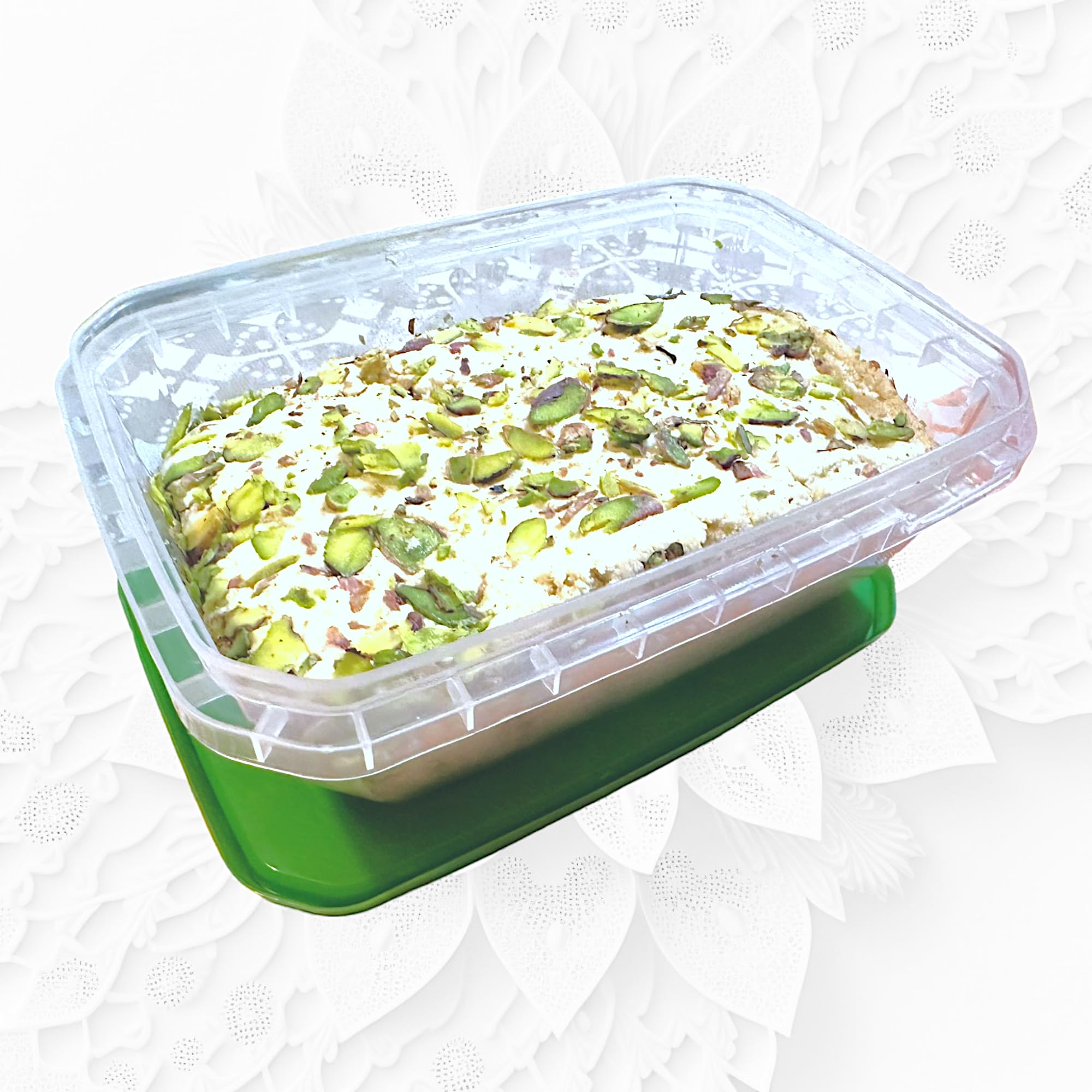 Halva Goût Pistache (350G) | SIRAJ | Confiserie Traditionnelle & Parfumée, Dessert Moyen Orient, Base Pâte de Sésame