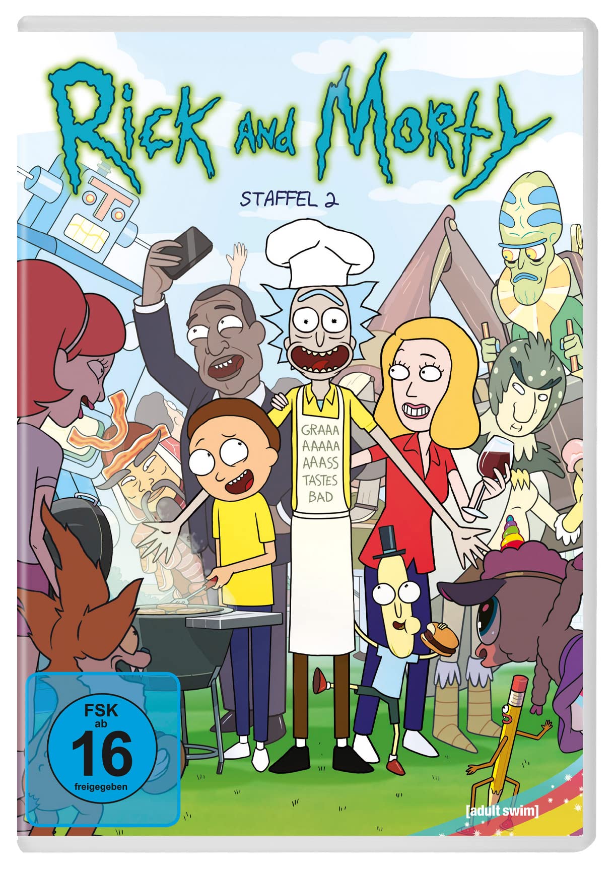 Warner Bros. Rick and Morty DVD – Die komplette 2. Staffel