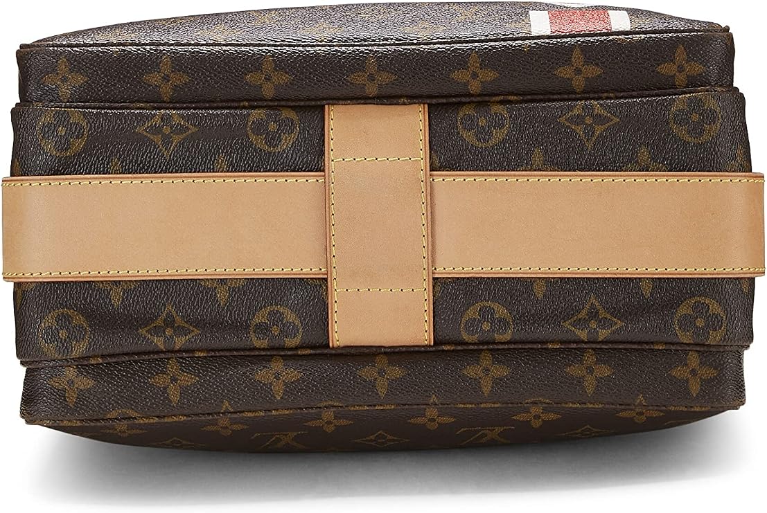 Pre-loved Brown China Run Monogram Canvas Naviglio, Brown
