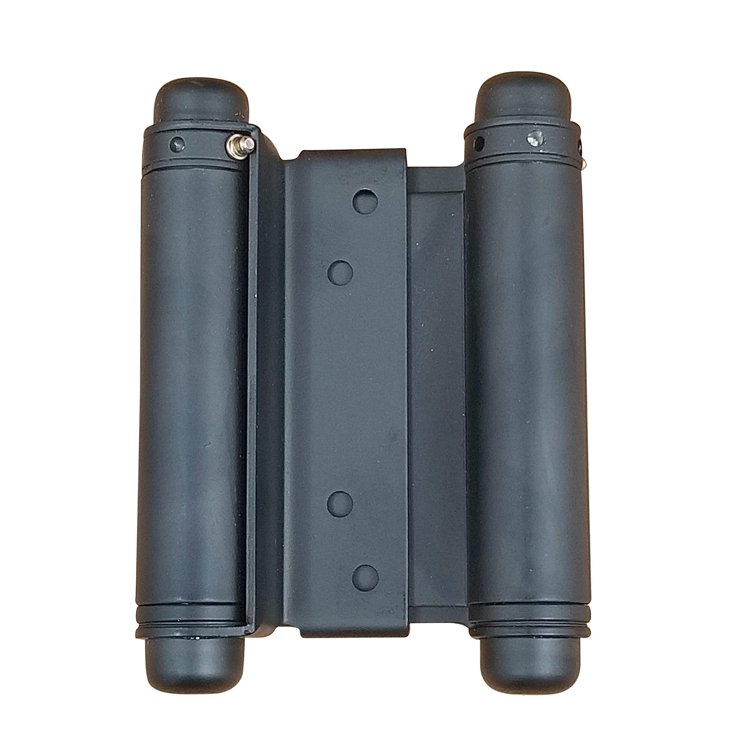 Hinge Outlet Adjustable Double Acting Spring Hinge 4 Inch Matte Black Finish, Cafe Door Hinge, Saloon Door Hinge