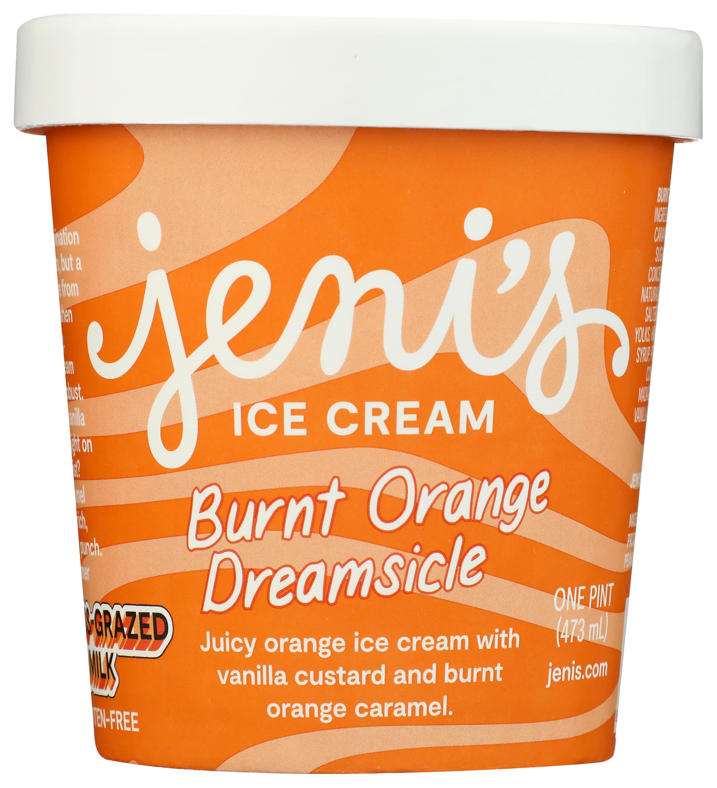 Amazon.com: Jenis Splendid Ice Creams, Burnt Orange Dreamsicle Ice