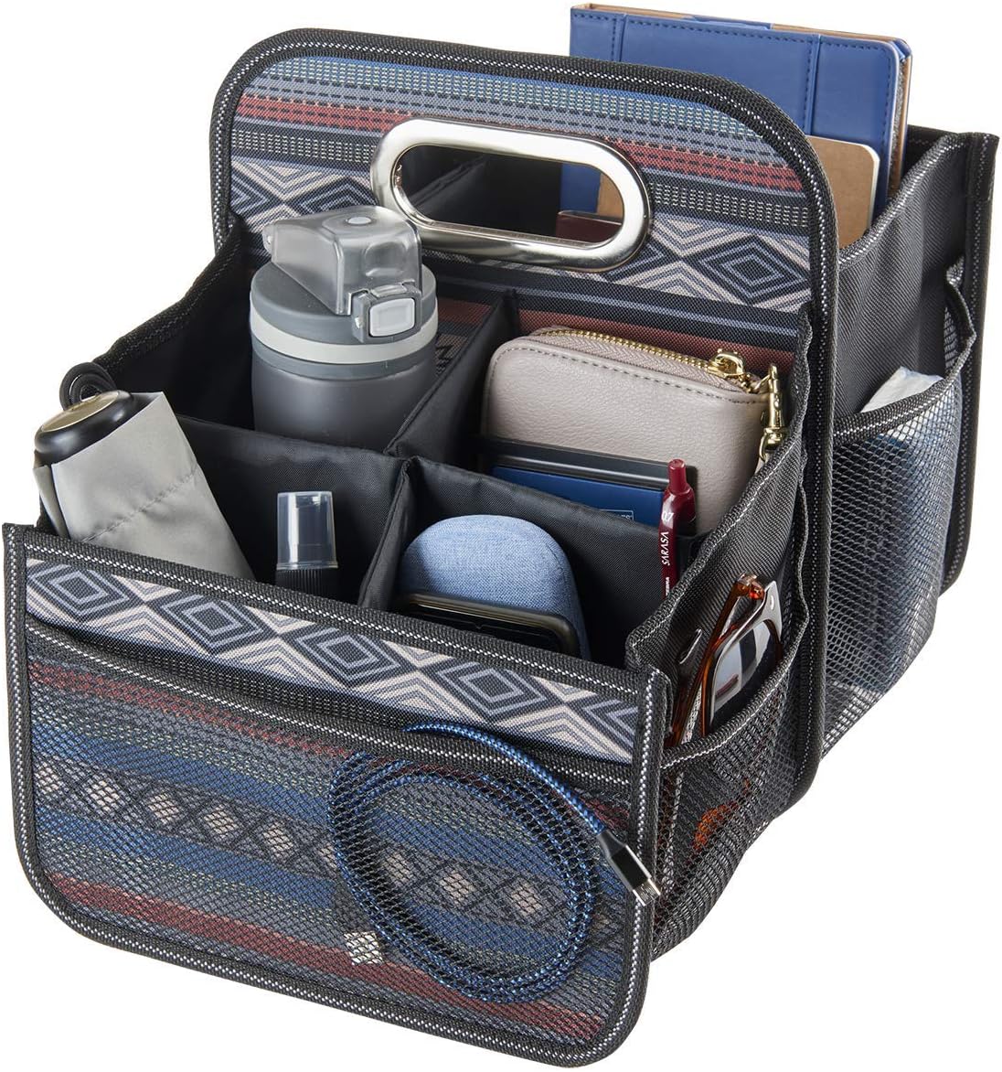 Buy High Road Front and Back Seat Car Organizer Caddy with Movable