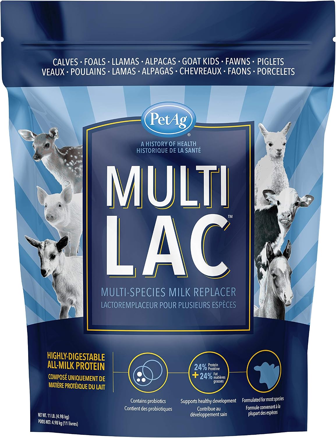 PetAg Multi-Lac Multi-Species Milk Replacer, 11 lb