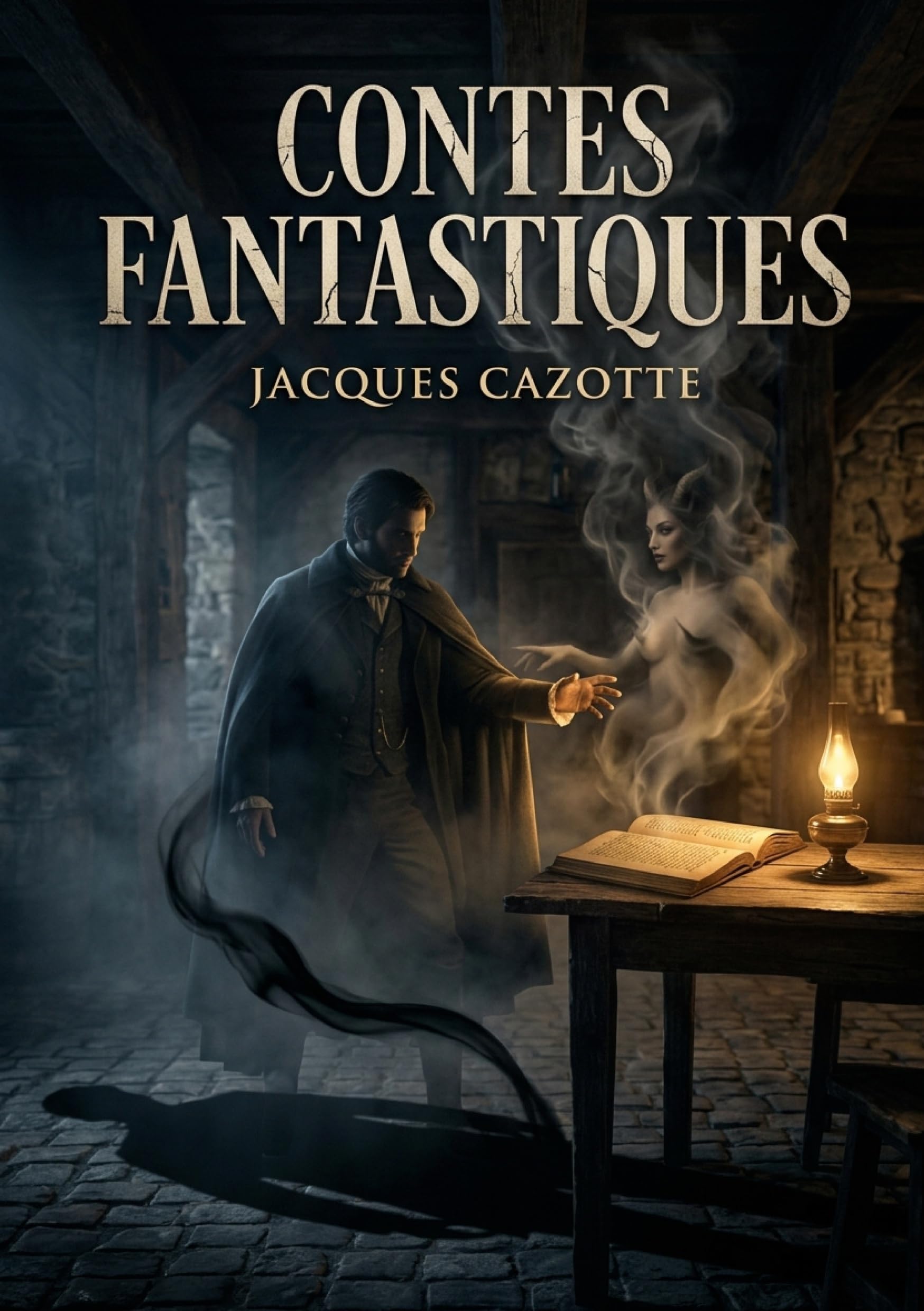 Contes fantastiques: Les récits fantastiques explorent le pacte diabolique, la tentation et le surnaturel, où des personnages luttent pour leur identité et rédemption dans des atmosphères obscures.