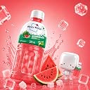Mogu Mogu Watermelon Juice with Nata de Coco Jelly 320ml | Refreshing Tropical Thai-Made Sip & Chew Beverage gallery image