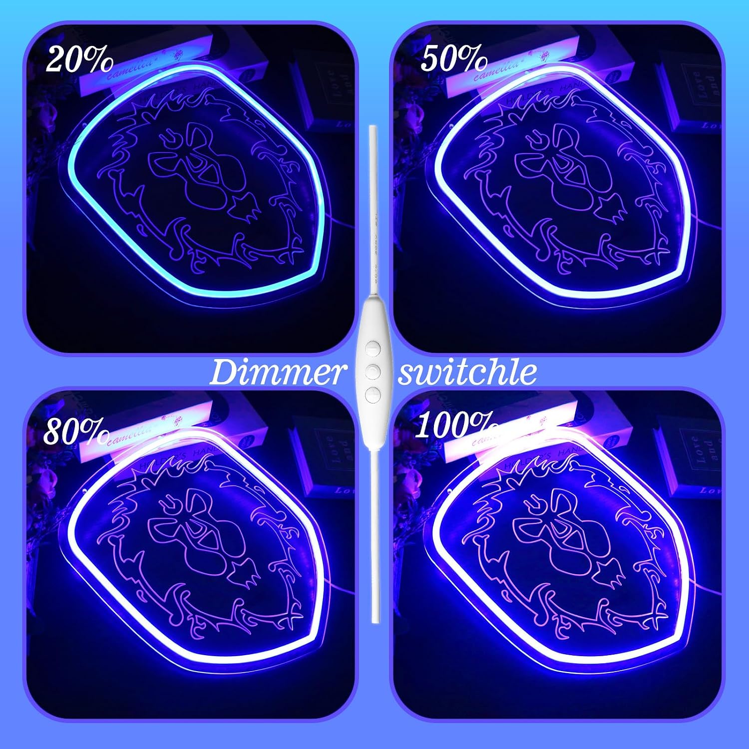 Alliance Lion Neon Light - Adjustable LED Wall Decor Art image 4