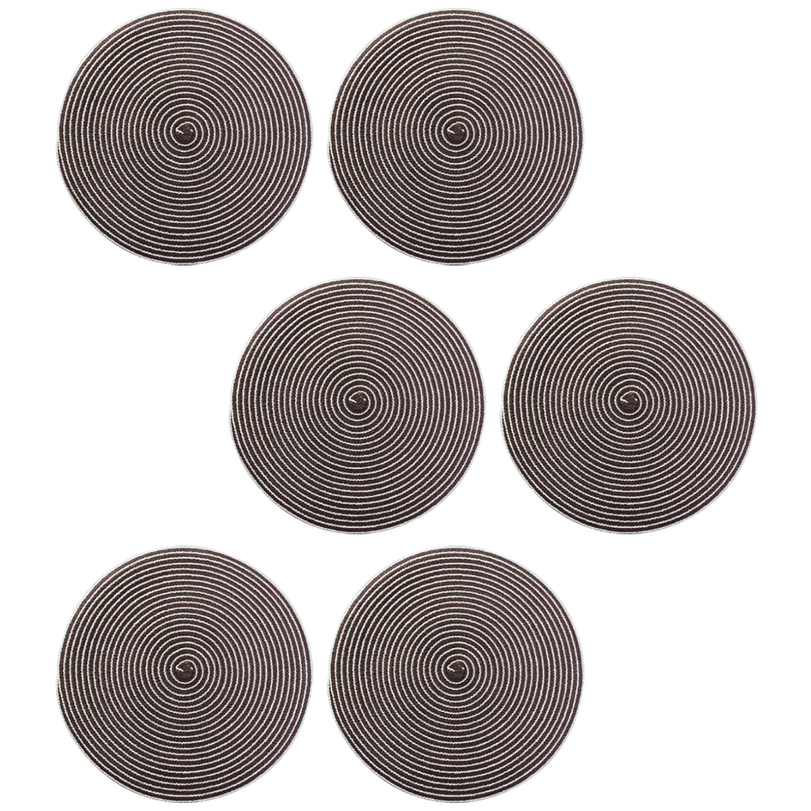 Set de table rond lavable pour protéger la table en bois des taches
