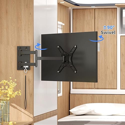 Miniatura 4 de Suptek Soporte de TV RV con cerradura para televisores de 13 a 43 pulgadas  Soporte de pared con bloqueo de movimiento completo para cámper,