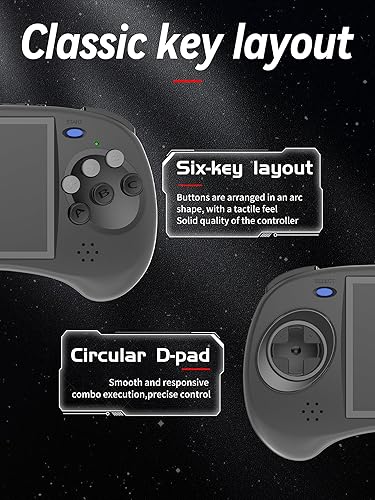 Miniatura 2 de RG ARC-D Dual OS Android 11 y Linux, juego de mano retro con tarjeta TF de 128G preinstalado 4541 juegos compatible con 5G WiFi 4.2 Bluetooth lucha