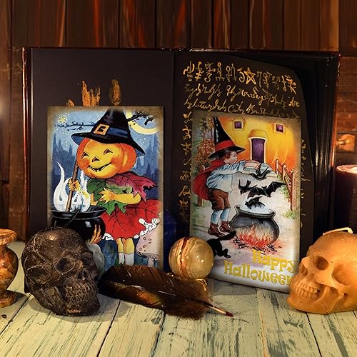 Miniatura 6 de Nuanchu 80 tarjetas vintage de Acción de Gracias a granel 4 x 6 postales de Acción de Gracias, tarjetas de felicitación de agradecimiento, tarjetas