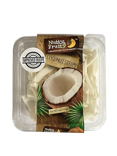 Chips de tiras de coco secas