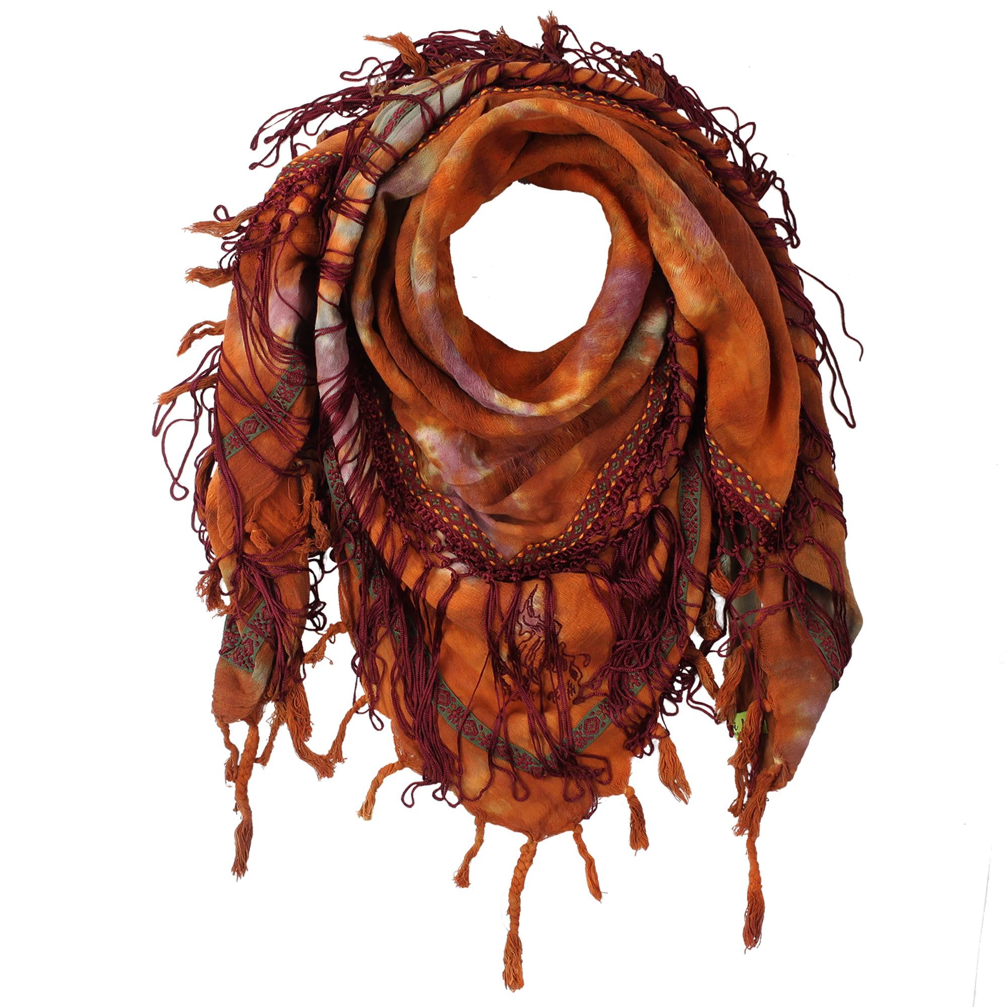 Shemagh tiedye anti-courants d'air : le foulard Arafat pour en finir avec le cou irrité - 8