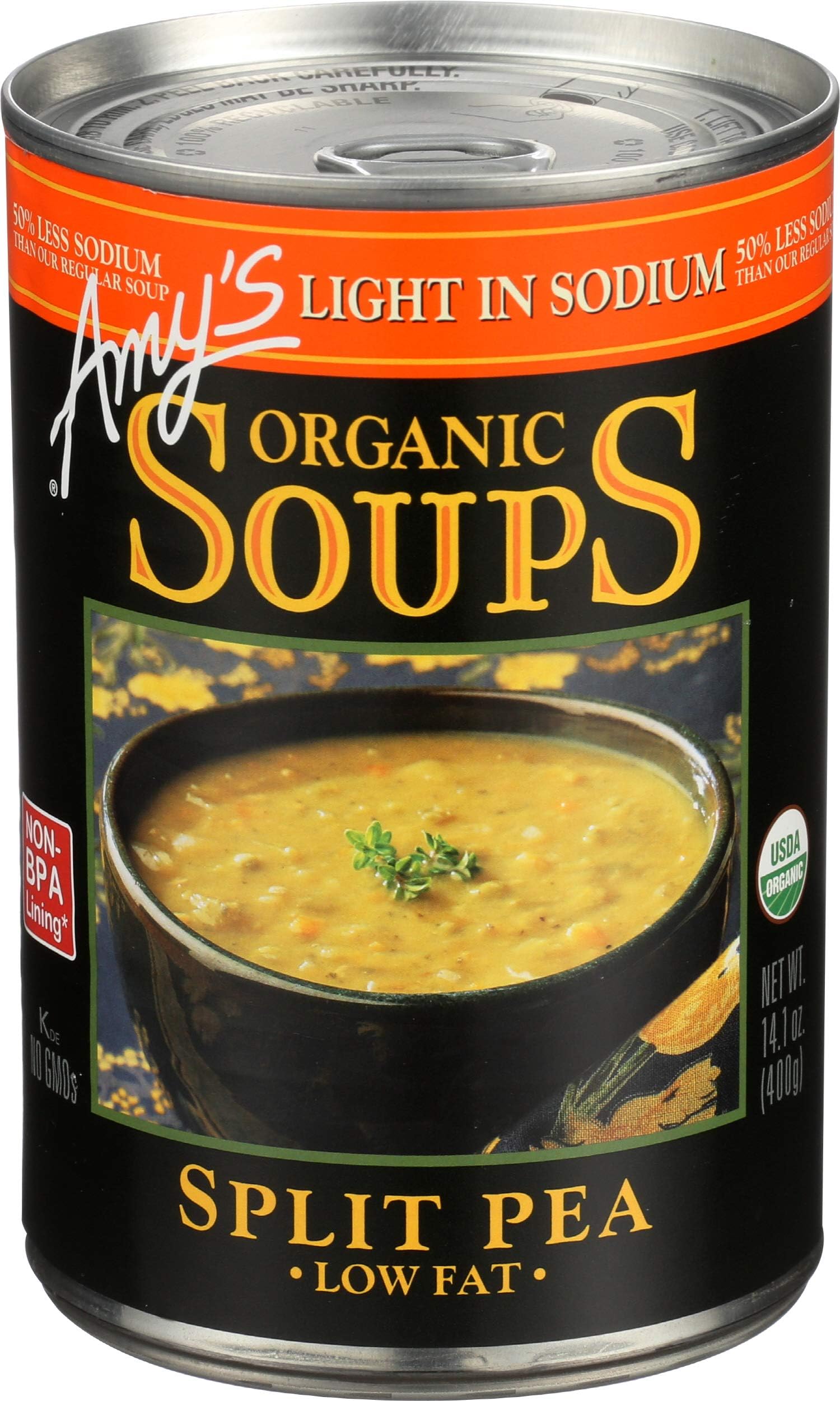 Amy's Kitchen Low Sodium Split Pea Soup 14.1 OZ Chicken