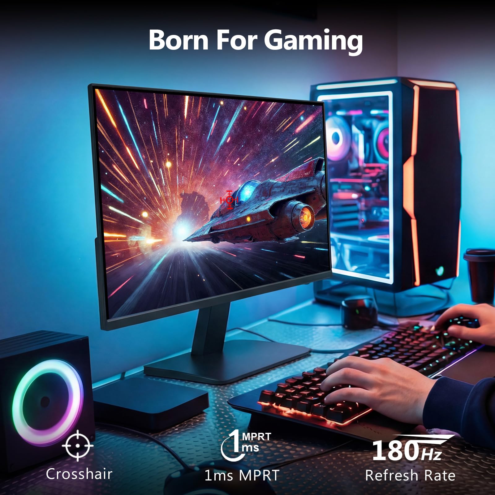 Amazon.com: Z-Edge 27 inch 180Hz 165Hz Gaming Monitor, FHD 1080p