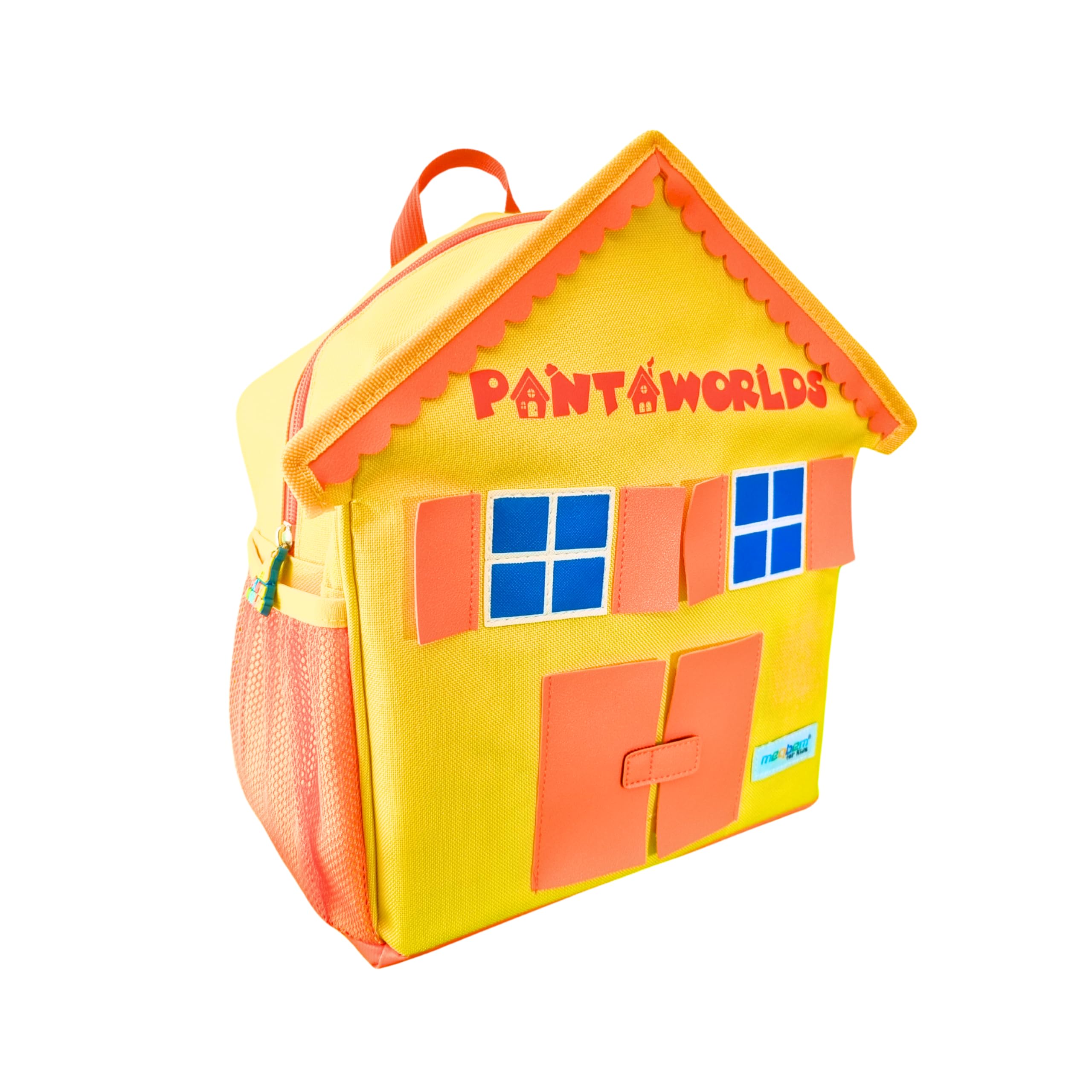 Pantaworlds Bag | Zaino Bambino a Forma di Casa, Zainetto Asilo per Bambini Impermeabile e Antiabrasione | Unisex | Idea Regalo Bambini | Certificato CE