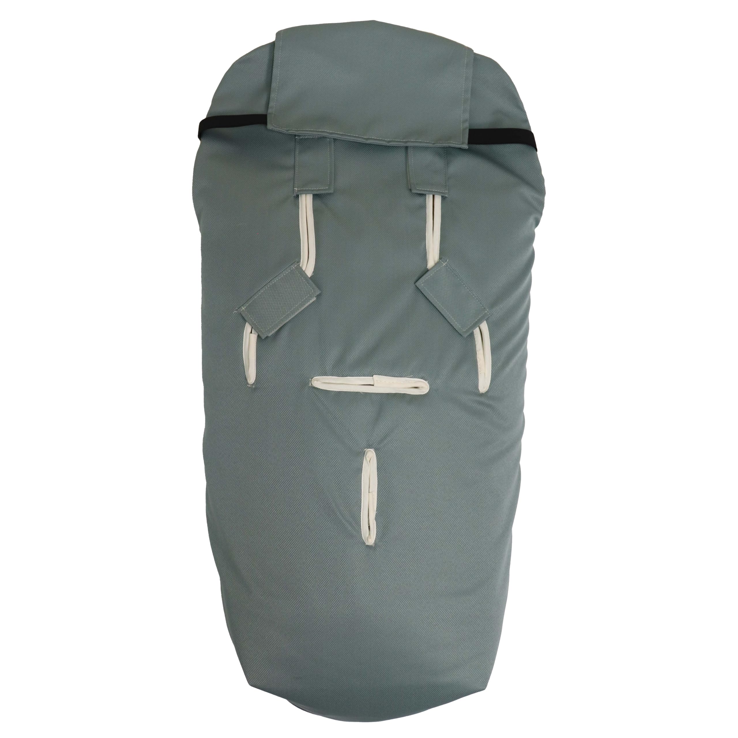 Kaiser 6544586 Lammfell Fußsack "LOVE THE NATURE" Farbe: slit green