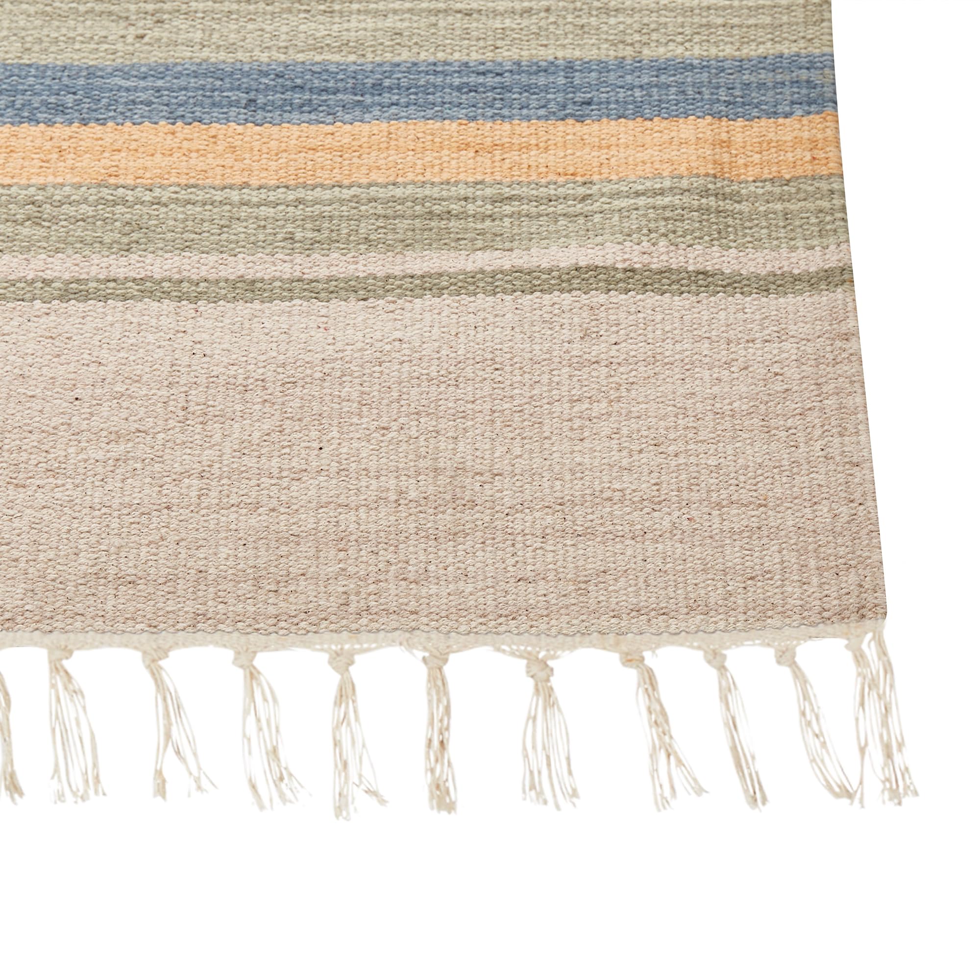 Tapis Kilim avec Motif Géométrique 200 x 300 cm en Coton Multicolore Aparan